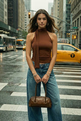 Top Roberta halter escote espalda