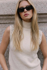 Peplum top with buttons