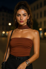 Top tubo Grace con choker