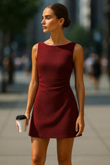 Vestido corto Helena sin mangas