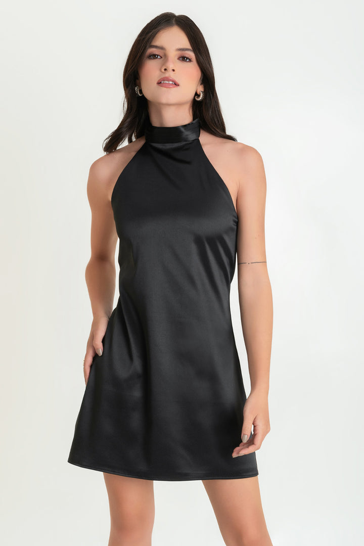Mytheresa Vestido Seda Negro Corto Vestido Corto De Terciopelo