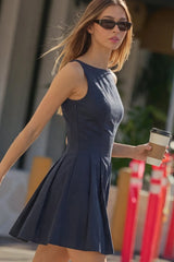 Sleeveless mini dress