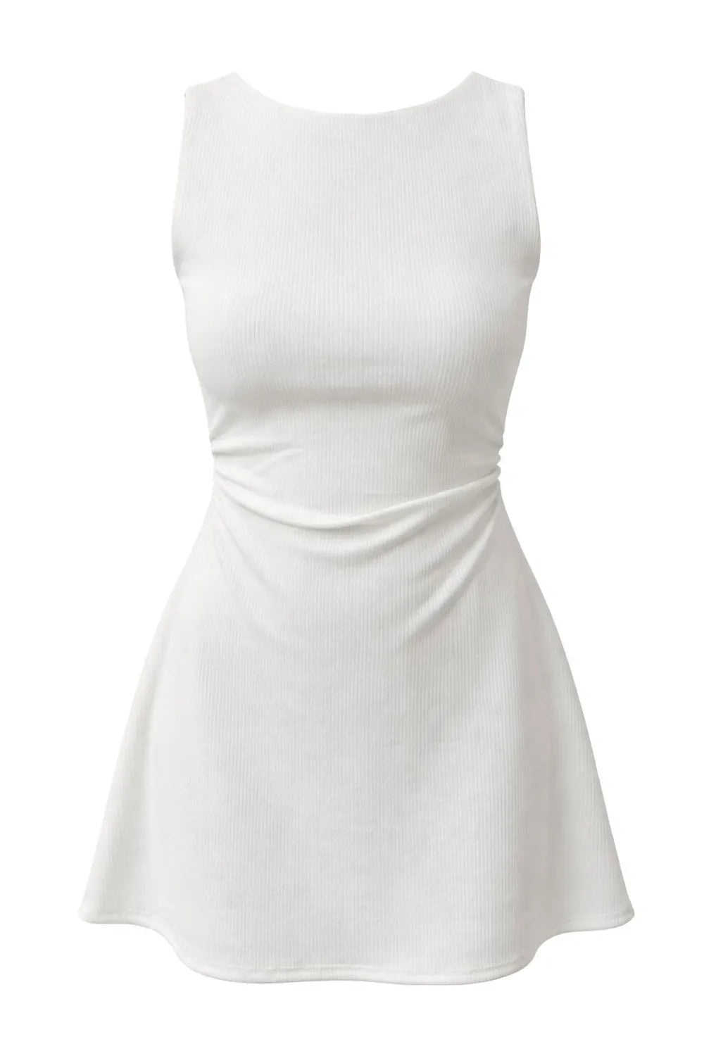 Holy ribbed knit dress ivory – HIGHSTREET